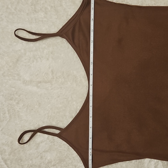 NEW Sinsay Brown Sleeveless Summer Dress Size S Casual Resortwear Minimalist - Picture 13 of 15